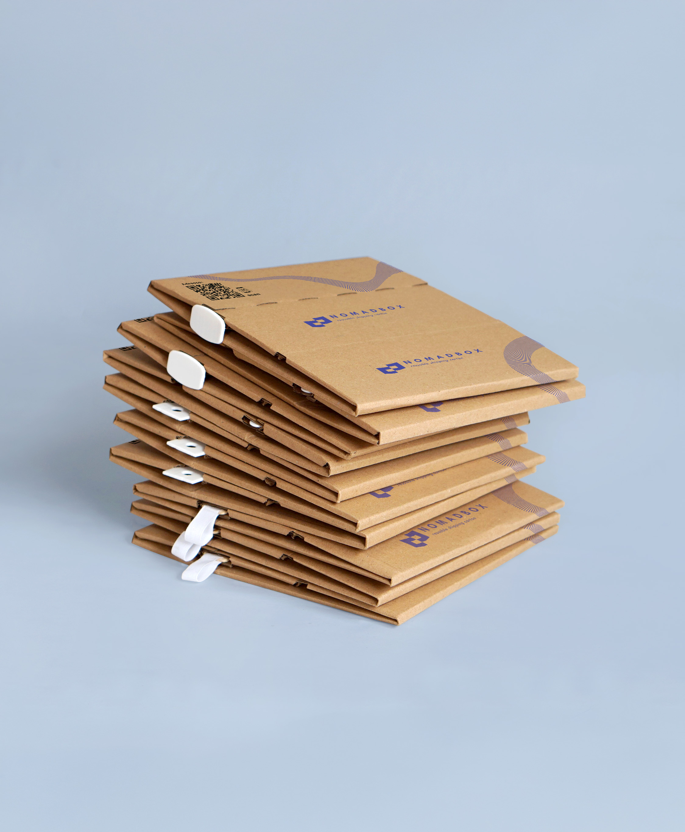 Folded Nomadbox pile